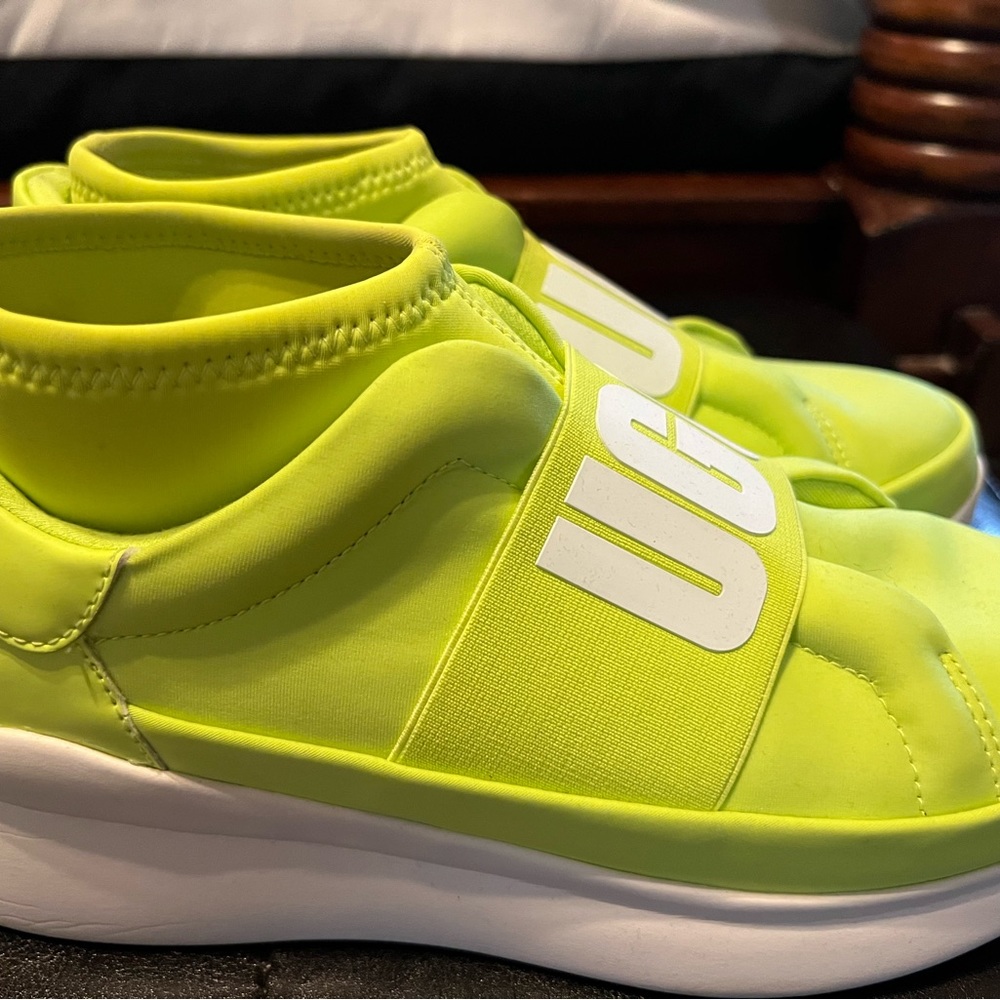 Lime Green Uggs size 9